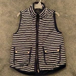 Women’s padded vest navy